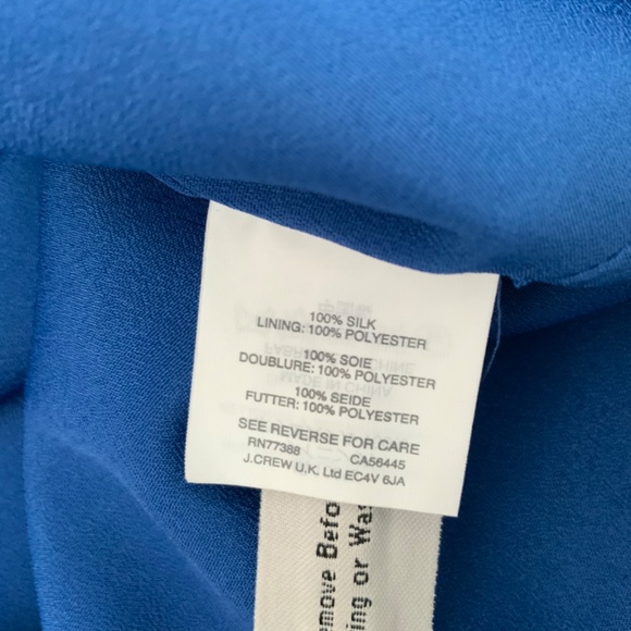 JCrew blue dress. - Picture 4 of 4
